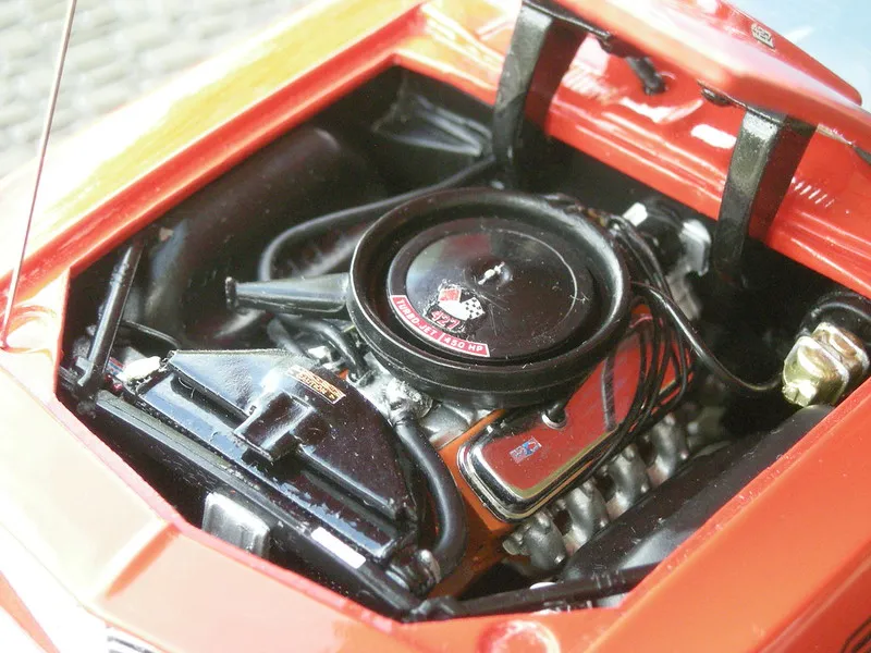 46014 classic orange diecast car