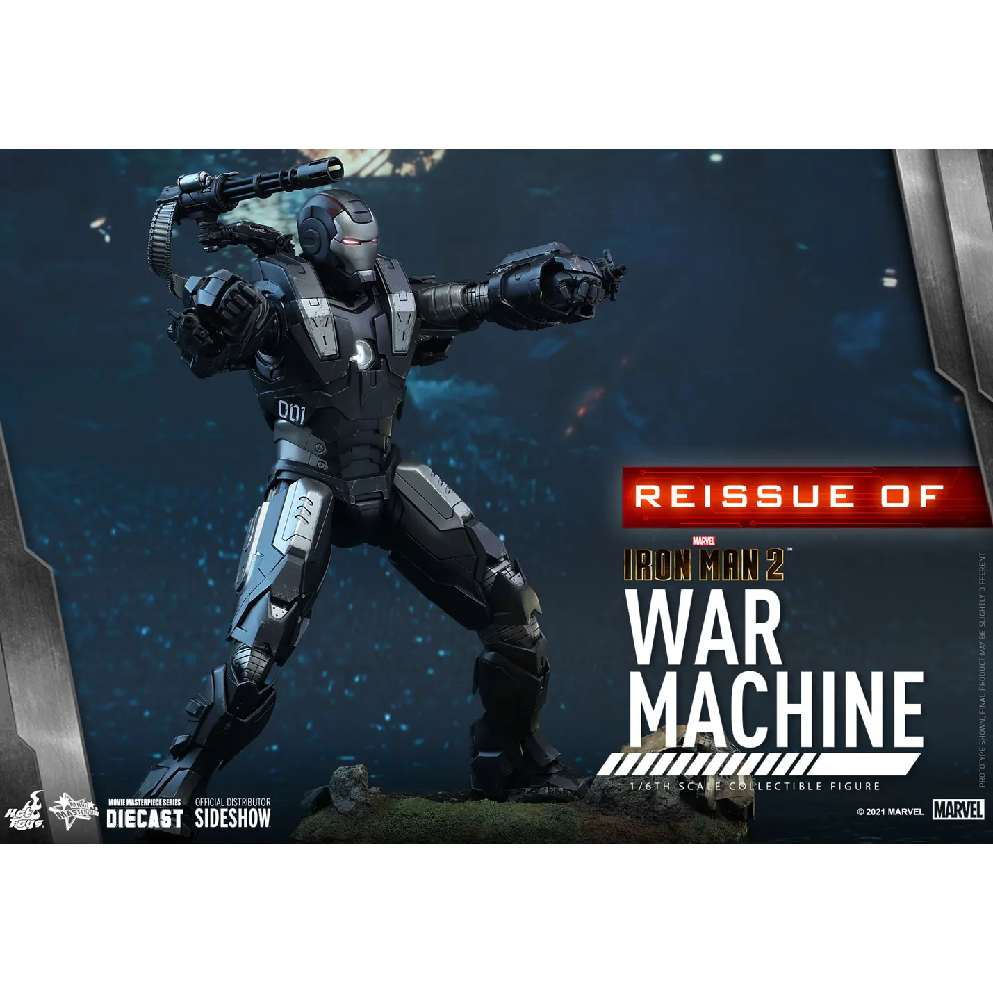 46043 war machine diecast close up