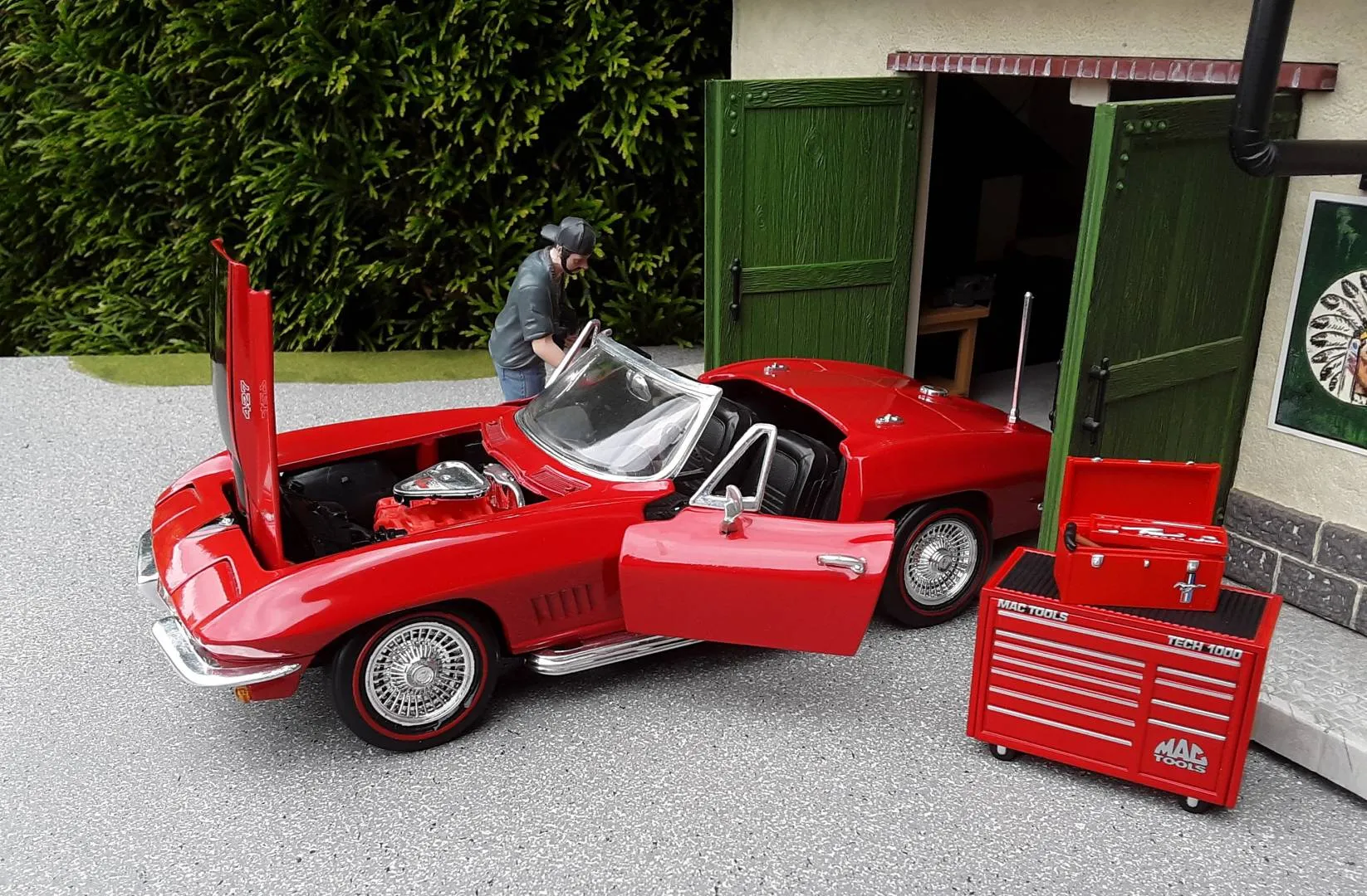 46072 diecast corvette scale