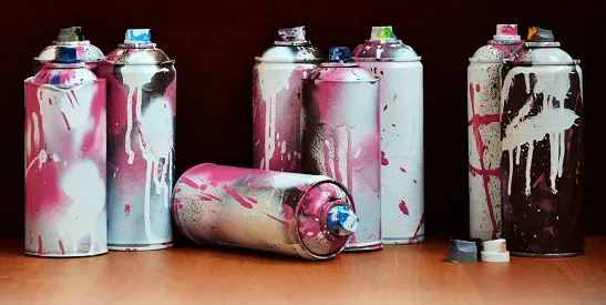46086 spray paint cans