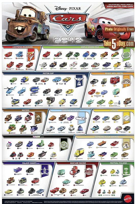 46102 cars 2 diecast materials