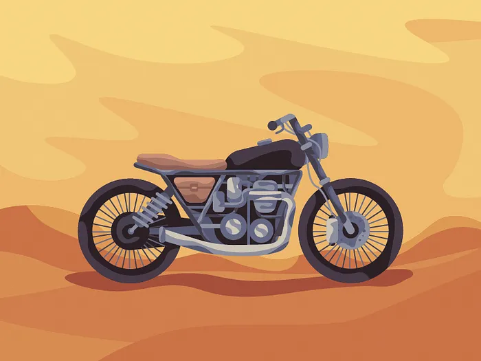 46169 cafe racer diecast model 4