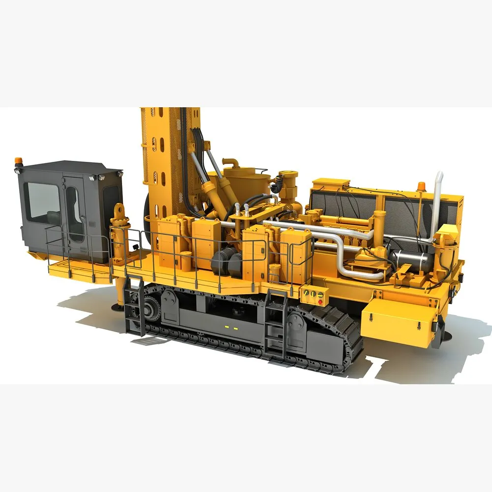46223 diecast drill rig models detailing
