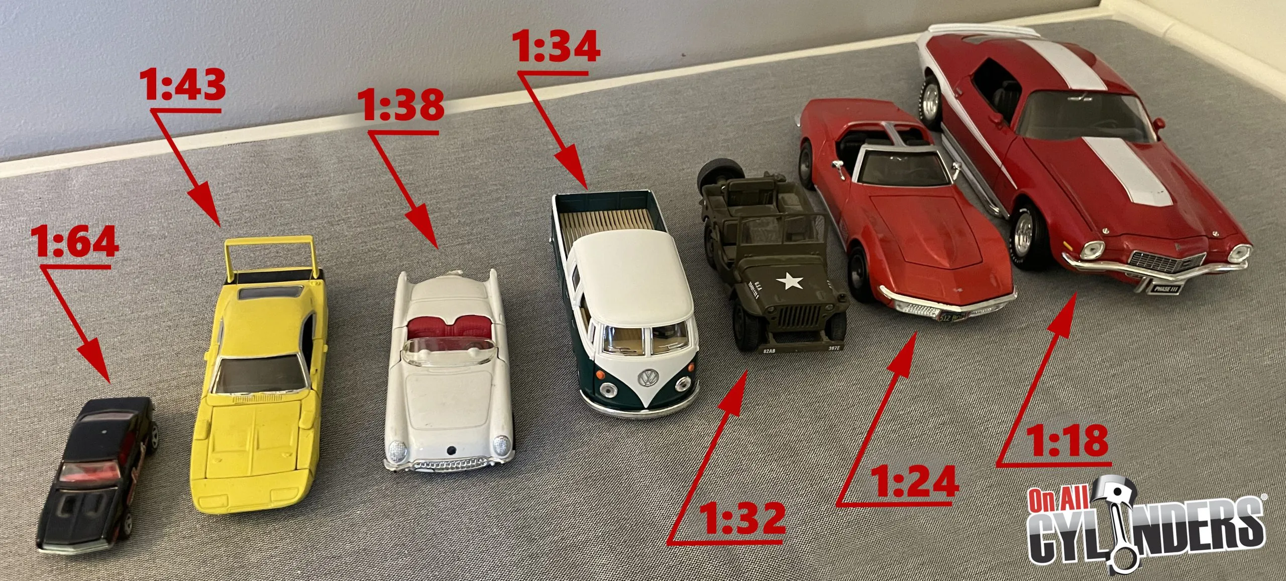 46229 diecast toy car scale measuring