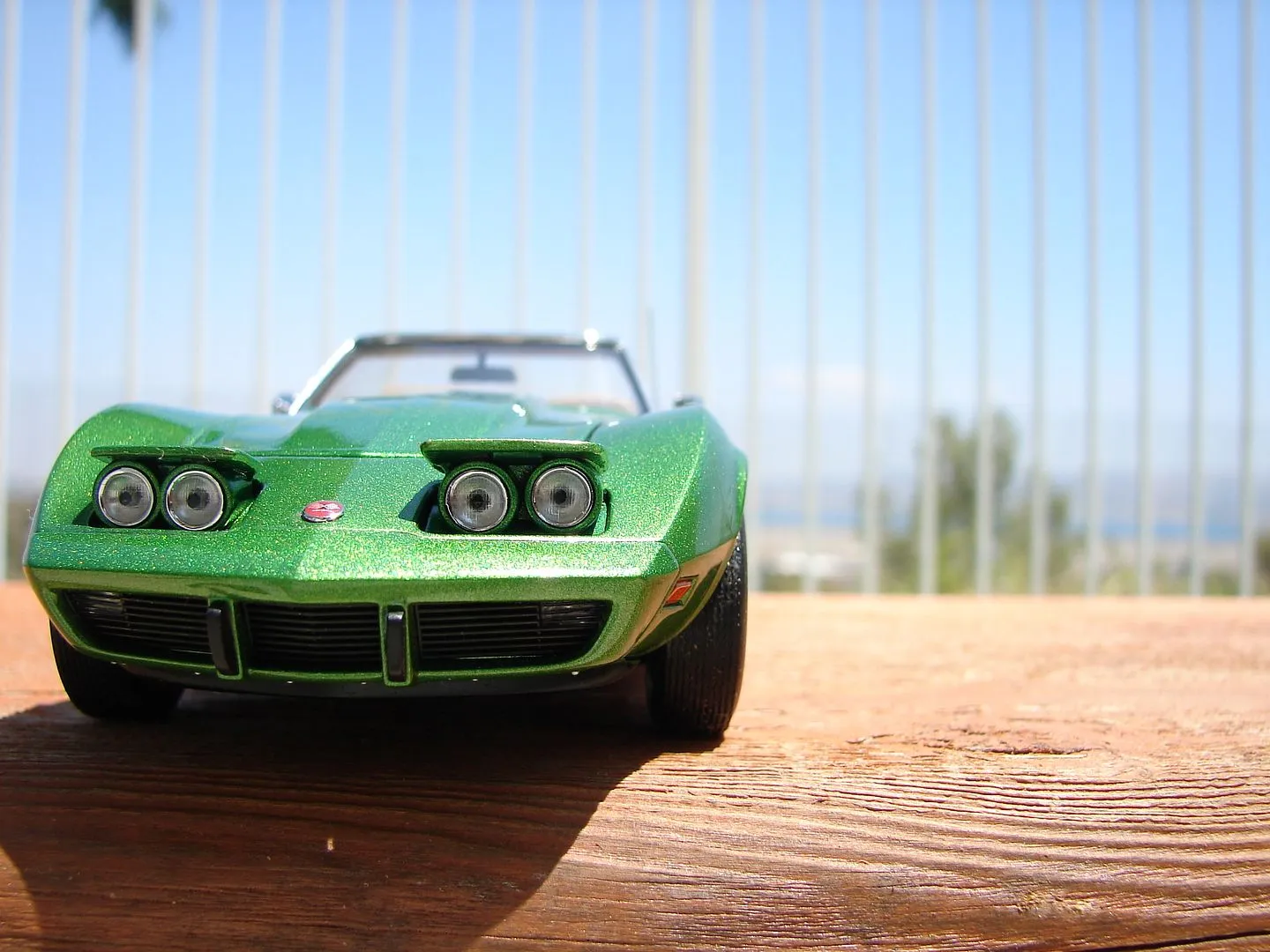 46234 diecast corvette c3 shop display